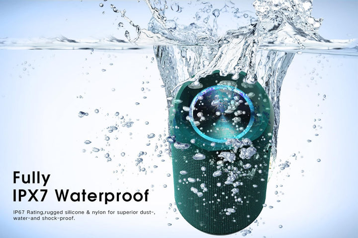 Eduplink - Bocina Bluetooth IPX7 impermeable, emparejamiento inalám...