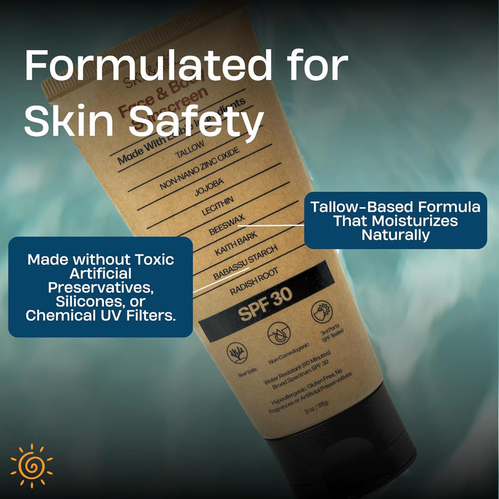 Sky and Sol Protector solar mineral natural SPF 30 3 oz: Sebo natur...