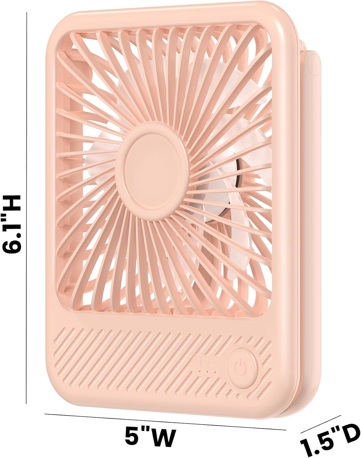 Koonie - Ventilador de escritorio USB, ventilador pequeño ultra sil...