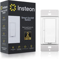 Insteon Interruptor de pared inteligente de encendido/apagado, luces, ventiladores y motores de hasta 1HP - 2477S