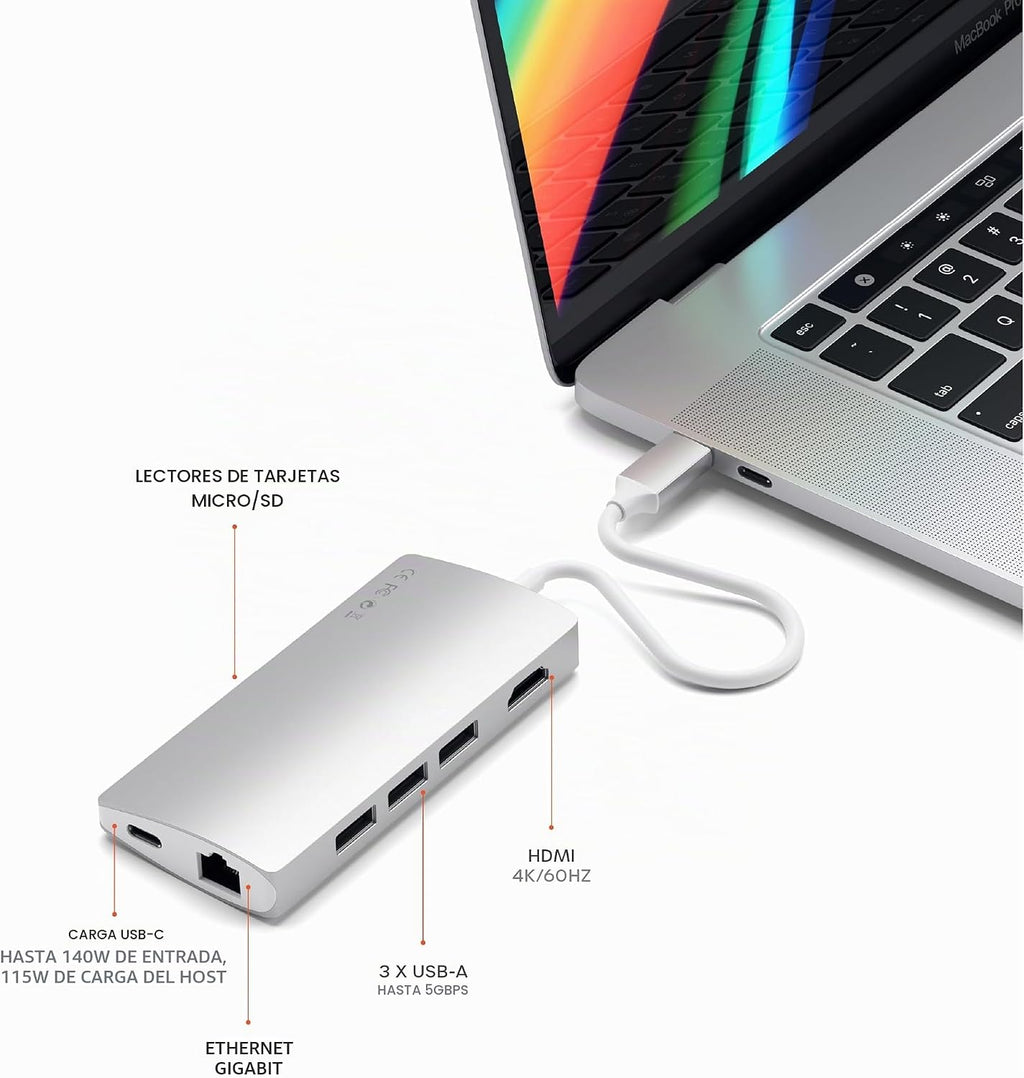 Satechi, ST-TCMA2S, hub USB