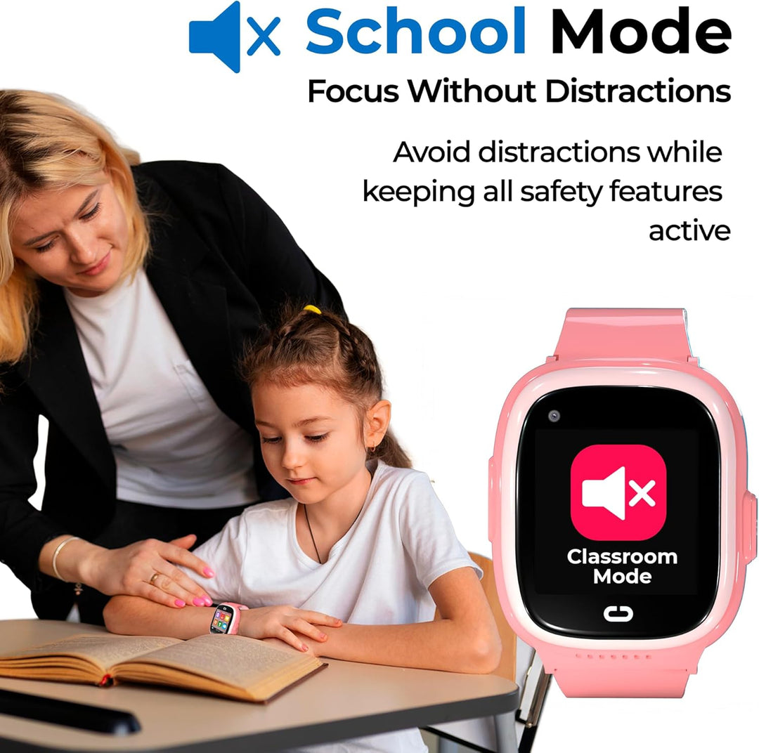 Reloj para niños con localizador GPS, llamadas bidireccionales, seg...
