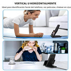 Cargador inalámbrico rápido, soporte de carga inalámbrico de escritorio con adaptador USB PD de 20 W para Samsung Galaxy S25/S24/S23/S22/S21/Note 20, Pixel 8/7 Pro, para iPhone 17 Pro Max/17 Pro/17/16