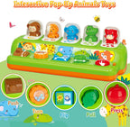 Juguetes emergentes para niños y niñas de 1 año, juguetes interactivos de causa y efecto con música y luz para bebés de 6 a 12 meses, regalos de Navidad y cumpleaños para bebés de 1 año