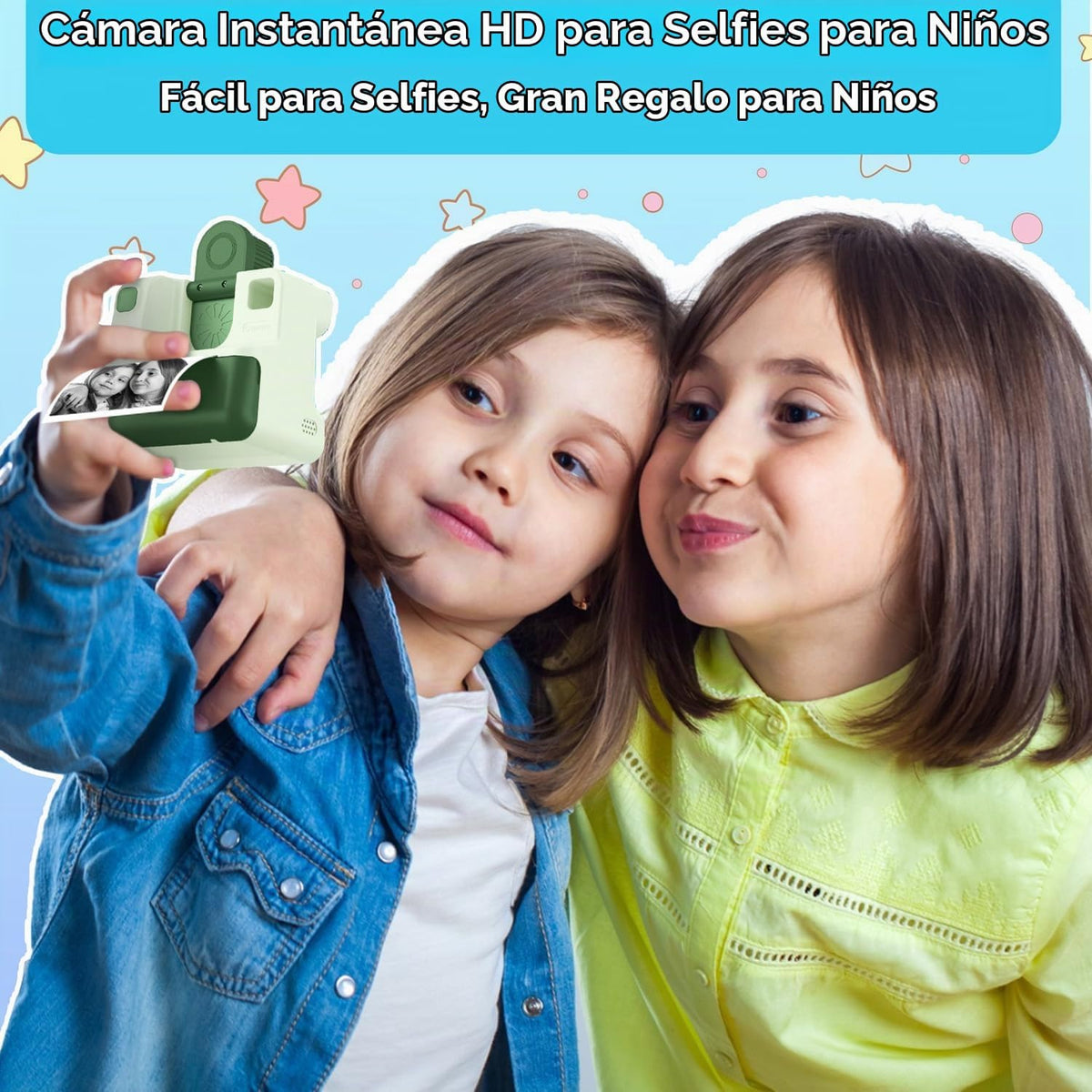 Impresión instantánea de cámara para niños, regalos de cumpleaños de