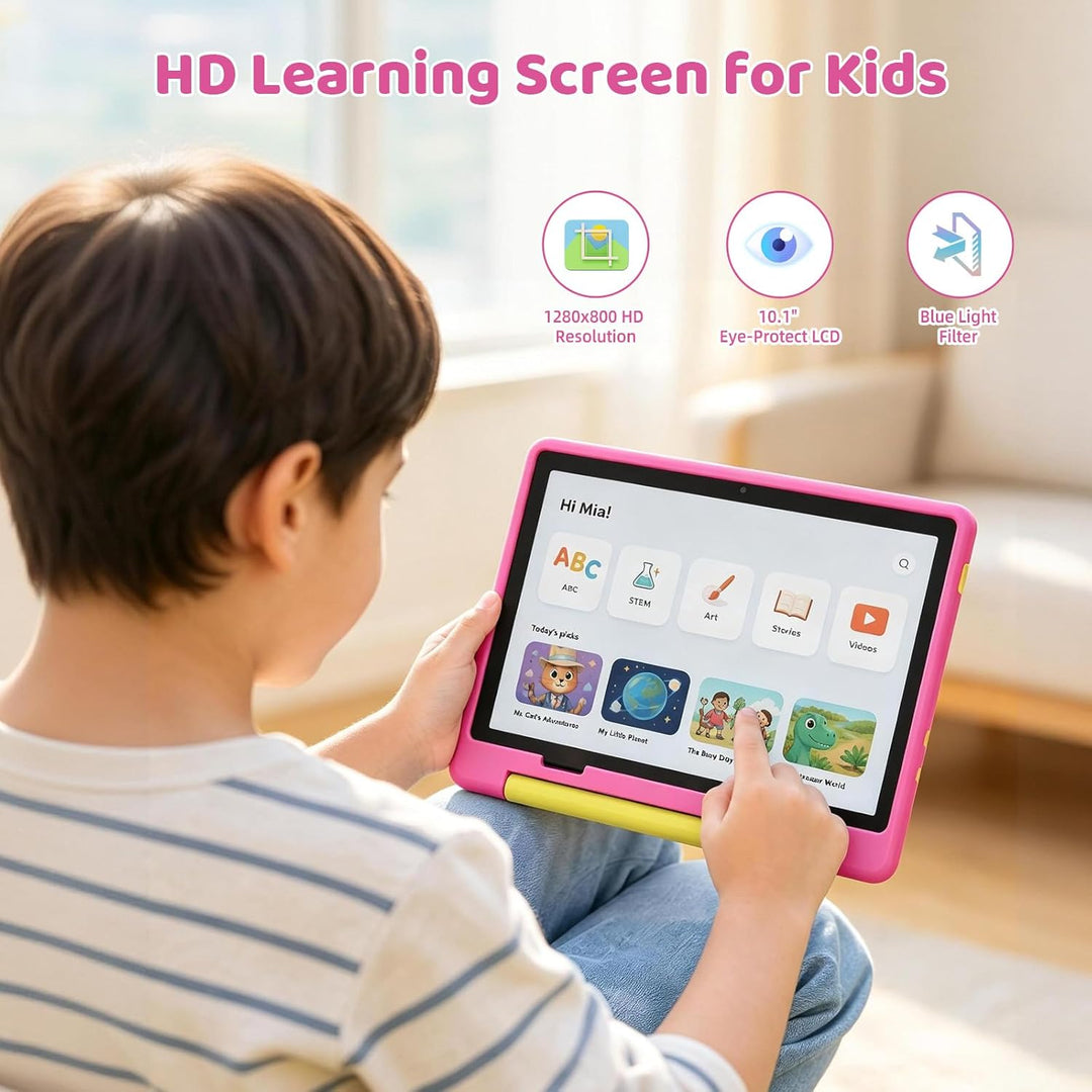 Gleeso Tableta para Niños Android 16, 24GB RAM 64GB ROM Tableta par...
