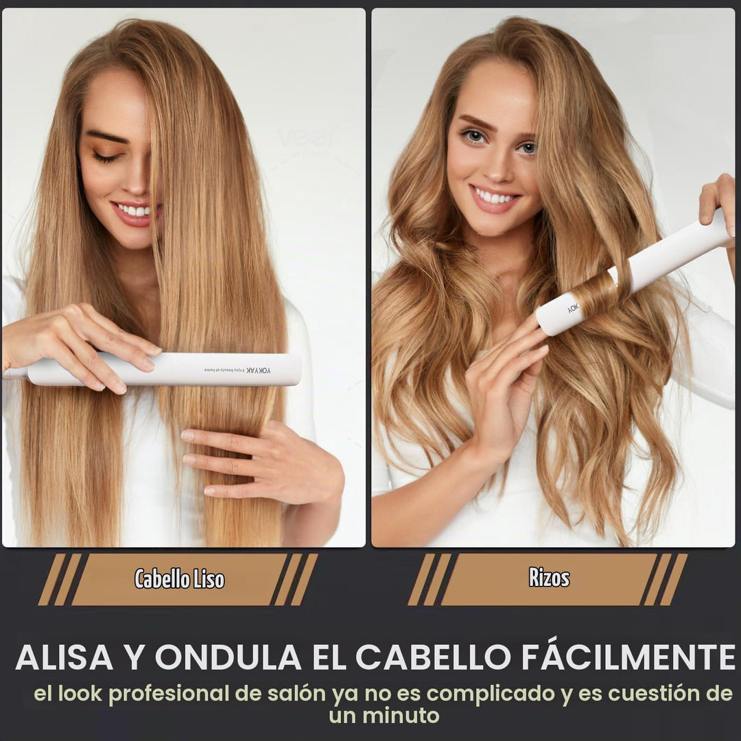 YOKYAK Plancha de pelo de 1 ¼ pulgadas, plancha de pelo fino de 1 ¼...