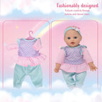 Gift Boutique - Muñeca de bebé de cuerpo suave con ropa en