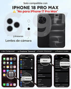 Diaclara Funda magnética y protector de pantalla para iPhone 18 Pro Max