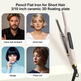 Mvxitanny Mini Plancha para el Cabello 3\/10'' Planchas Peq...