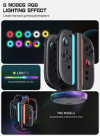 SUPCASE Base de carga para Nintendo Switch 2 Joy Con, color negro