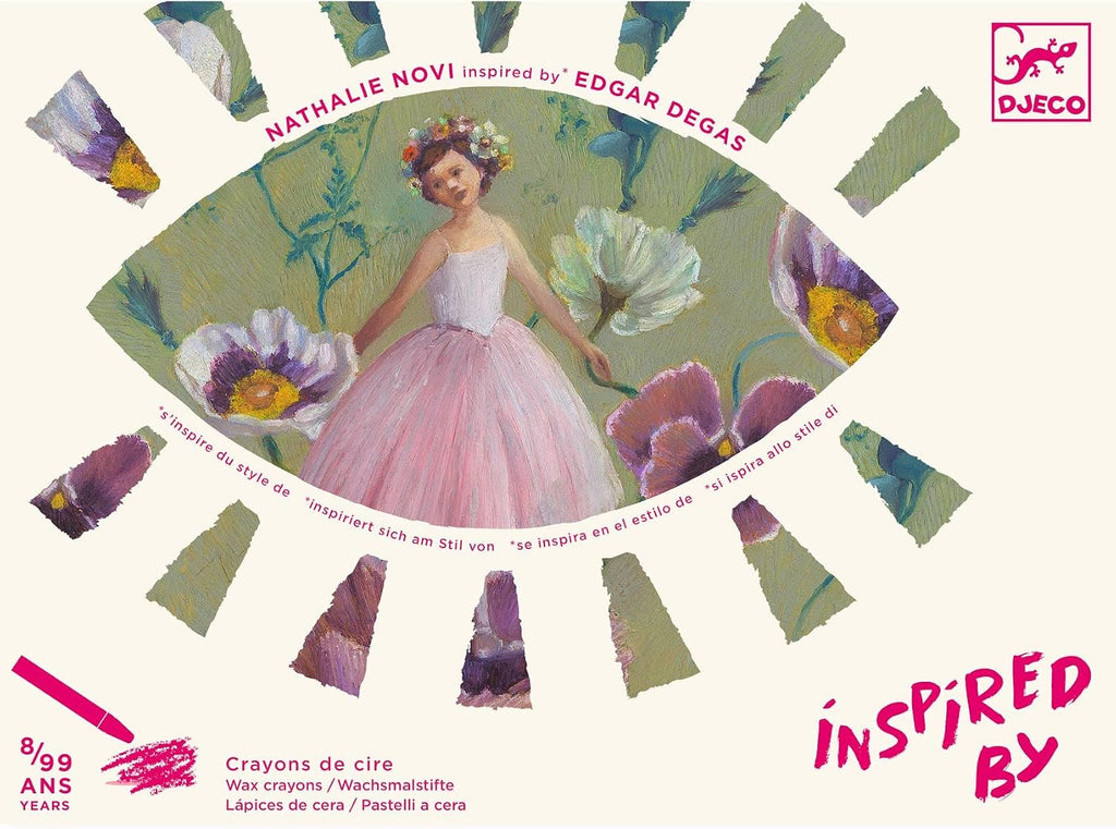 DJECO, El juego de pastel de aceite de bailarina, altamente pigmentado