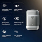 Philips Norelco Serie 600 - Afeitadora eléctrica compacta de viaje, color plateado