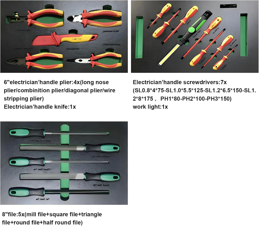 Griplier Juego de herramientas de reparación de automóviles de mecá...