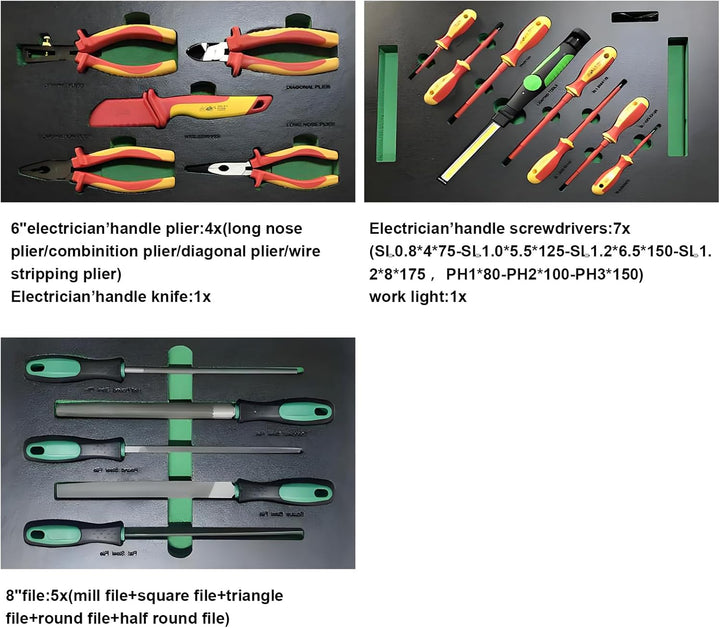 Griplier Juego de herramientas de reparación de automóviles de mecá...