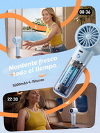 Cheerair Ventilador de Mano Portátil, Ventilador Mini Personal Pote...