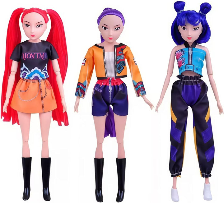 NOVMPAQ Muñeca de moda de 115 pulgadas para niños hecha