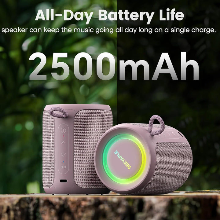 Altavoz Bluetooth inalámbrico, IP67 impermeable y a prueba de polvo...