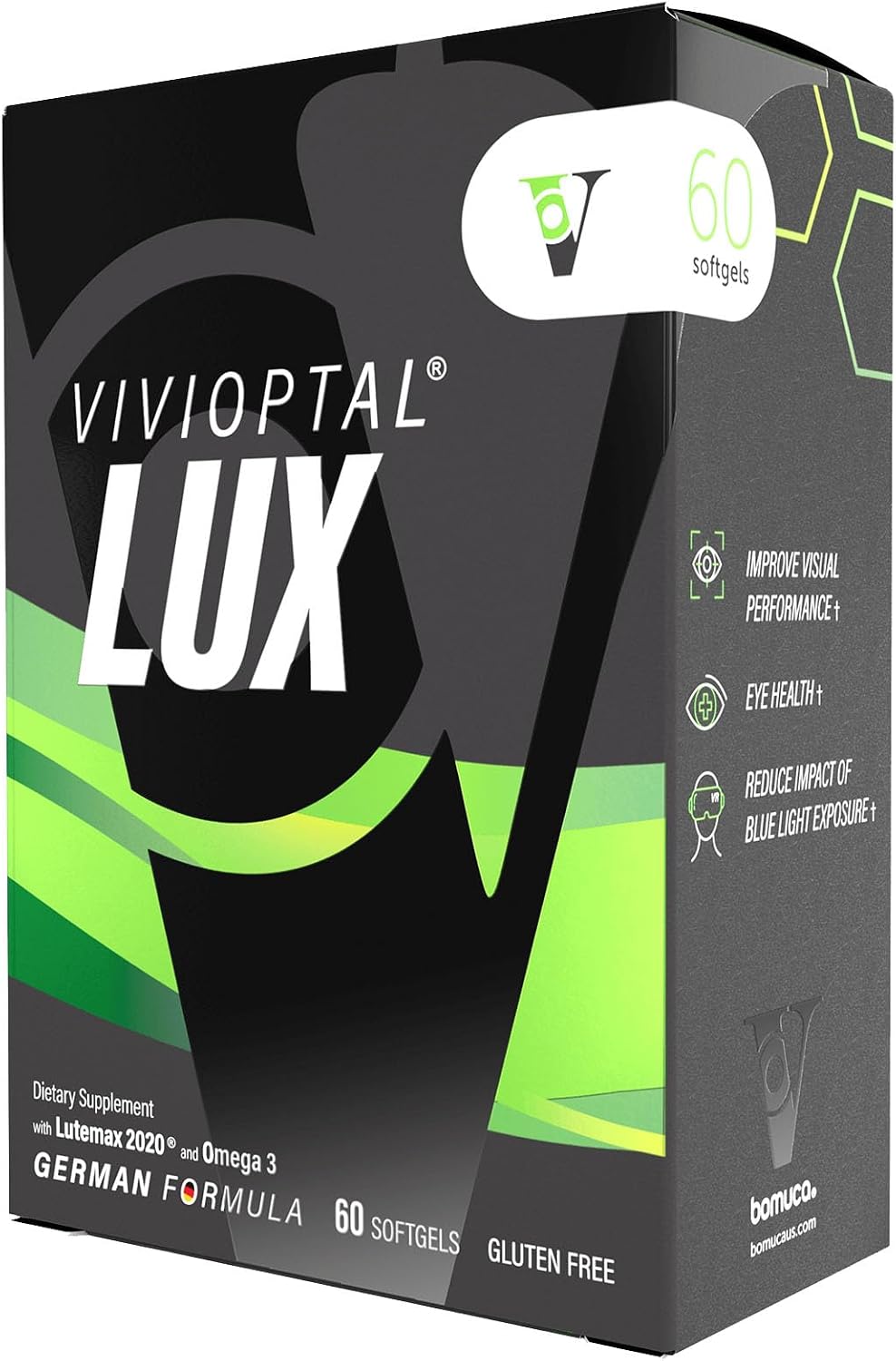 Vivioptal Lux 60 cápsulas blandas, Omega 3, zinc y vitamina C y E,...