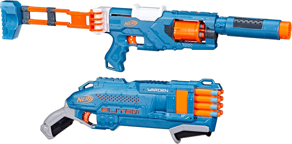 Nerf Nerf Elite 2.0 - Juego de lanzadores y dardos de doble defensa