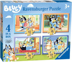 Rompecabezas Bluey 12, 16, 20 y 24 PC