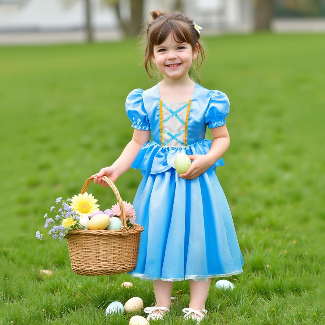Meland Vestido de princesa - Ropa de vestir para niñas con juguetes...