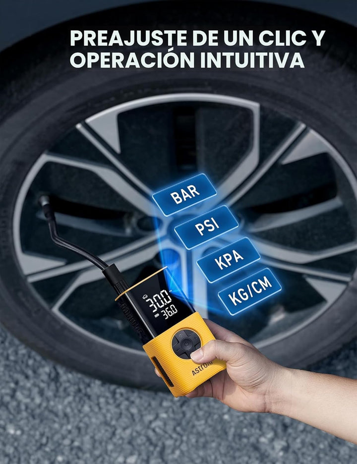 AstroAI Inflador de neumáticos L7S compresor de aire portátil inalá...