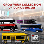 Iconic Replicas 2001 MCI D4000 Entrenador Greyhound Blue