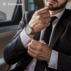 Fullmosa - Correas de reloj de piel de liberación rápida de 0.709 in para