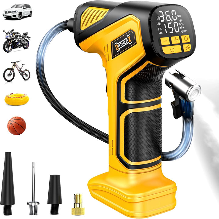 DIYtoolifz Inflador de Neumáticos de 150 PSI Compresor de Aire Port...