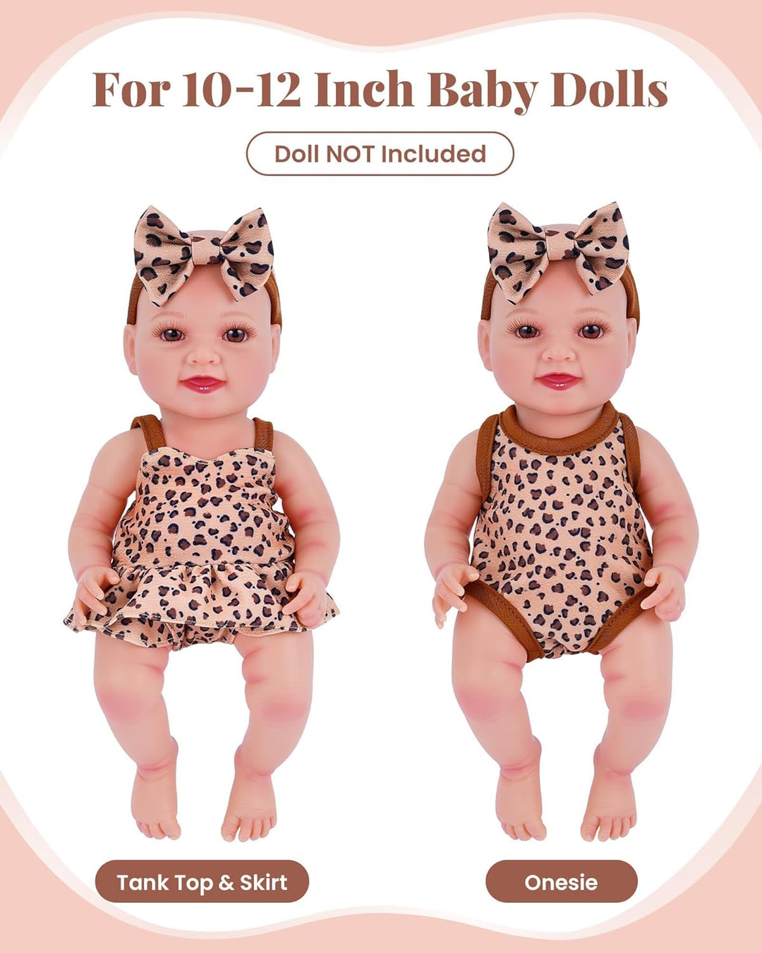 BABESIDE 13 piezas de ropa y accesorios para muñecas de 10 a 12 pul...