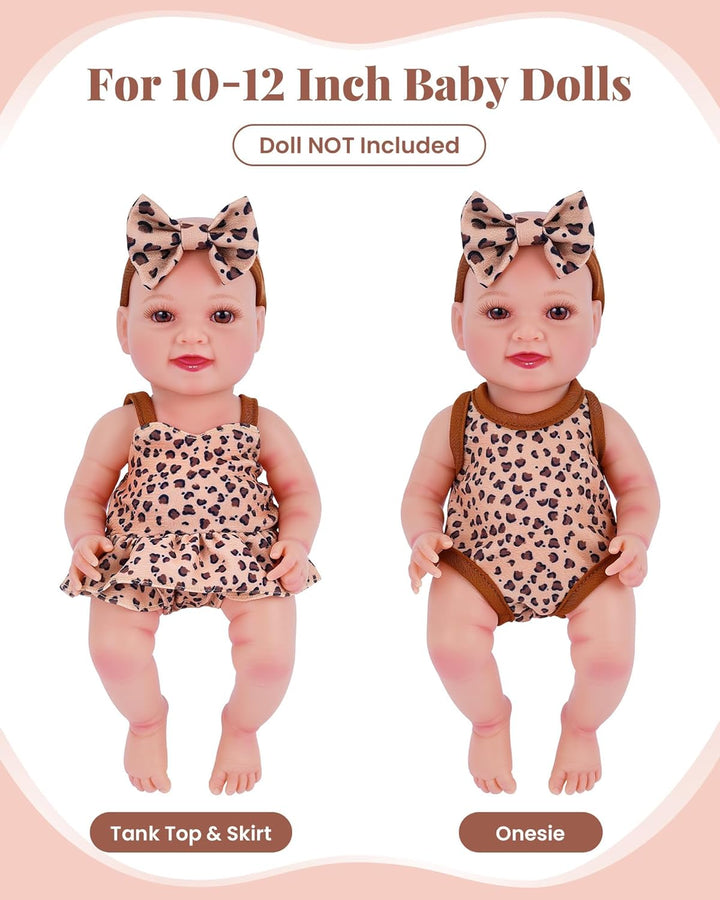 BABESIDE 13 piezas de ropa y accesorios para muñecas de 10 a 12 pul...