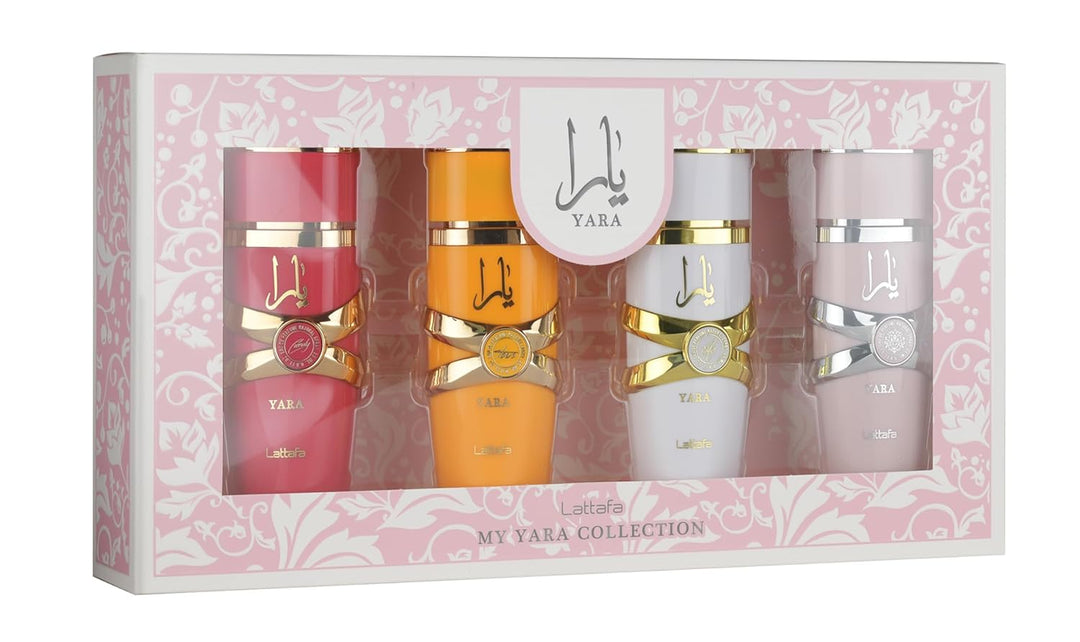 Lattafa My Yara Collection \u2013 4 × 0.8 fl oz Eau de Parfum Set d...