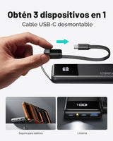 INIU Cargador portátil pequeño, 45 W PD carga rápida 10000 mAh, paq...