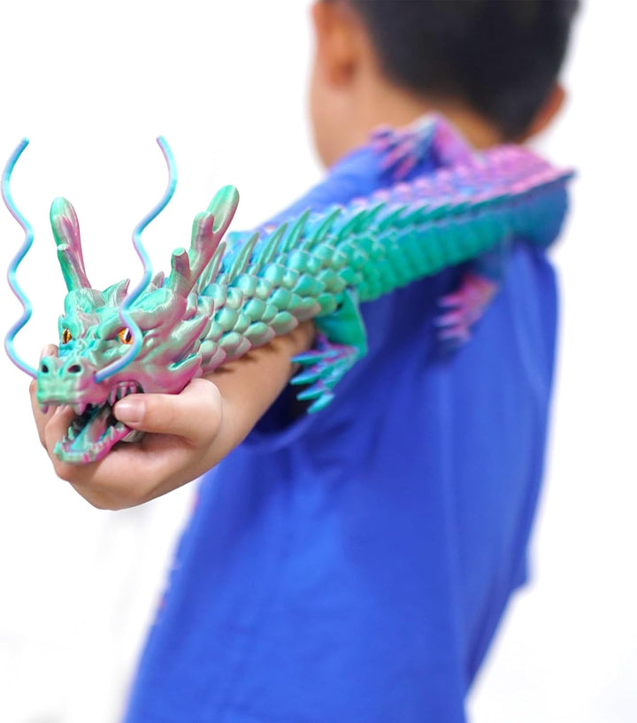 Modelos de dragón impresos en 3D súper grandes de 47.3 pulgadas, fi...