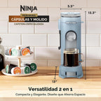 Ninja XL - Cafetera de una sola porción - Máquina combinada, cápsulas K-Cup