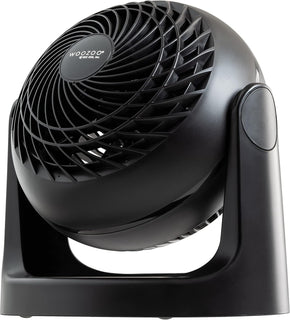 IRIS USA WOOZOO Ventilador de escritorio pequeño, inclinación verti...