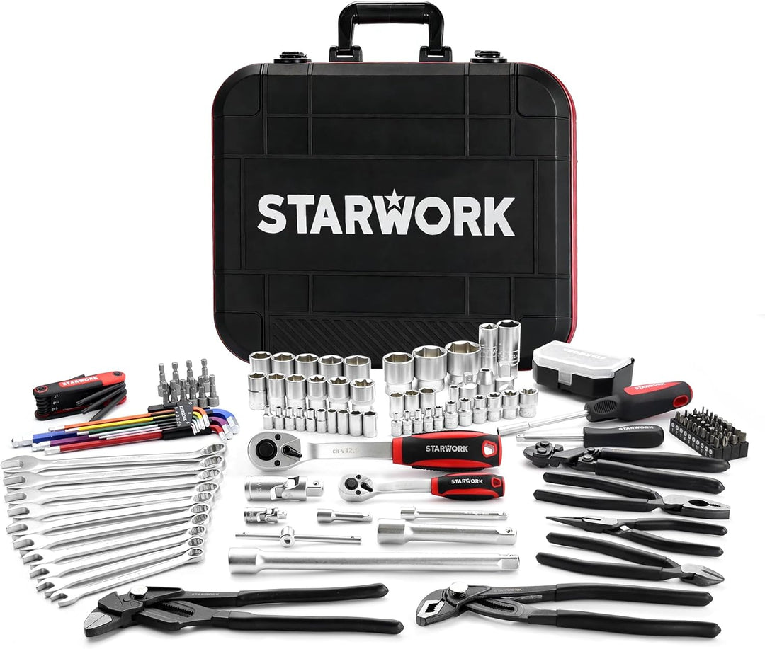 STARWORK TRUE MECHANIC™ Juego de herramientas mecánicas de 169 piez...