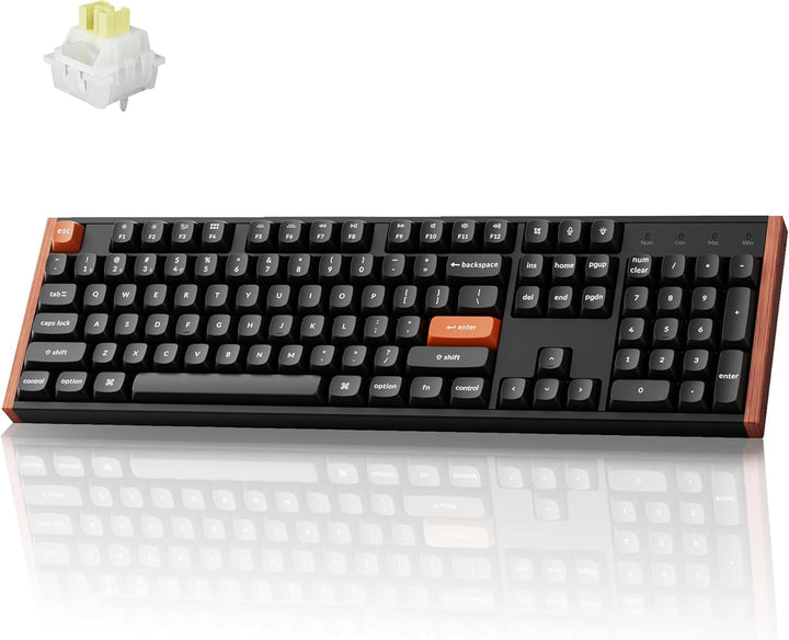 Keychron K10 HE - Teclado de efecto Hall, interruptor magnético de...