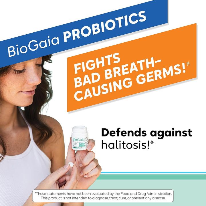 BioGaia Prodentis Aliento Fresco | Probióticos orales + Zinc | Comb...