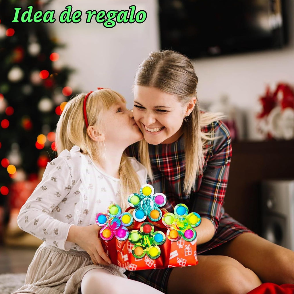 30 piezas de juguetes giratorios para niños, juguetes para ansiedad a granel para adultos, regalos del día de San Valentín, juguetes de ansiedad, alivio del estrés, cesta de San Valentín, premios de aula