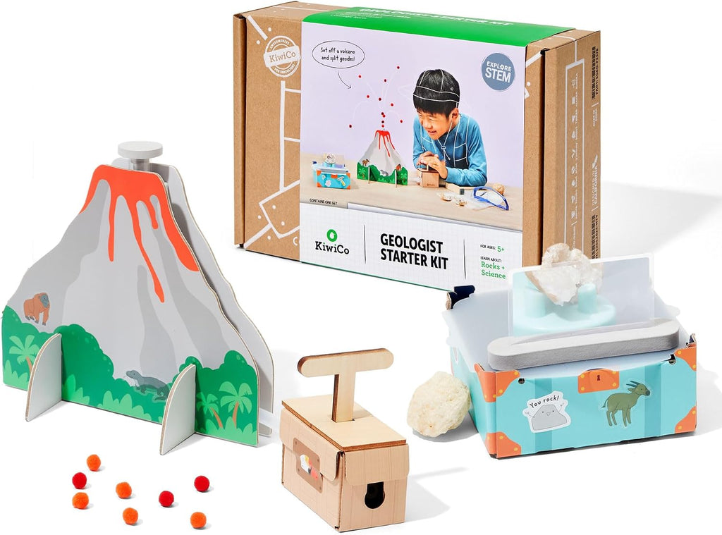 KiwiCo Kit de volcán para niños de 5 a 8 años - Regalo de juguete STEM con