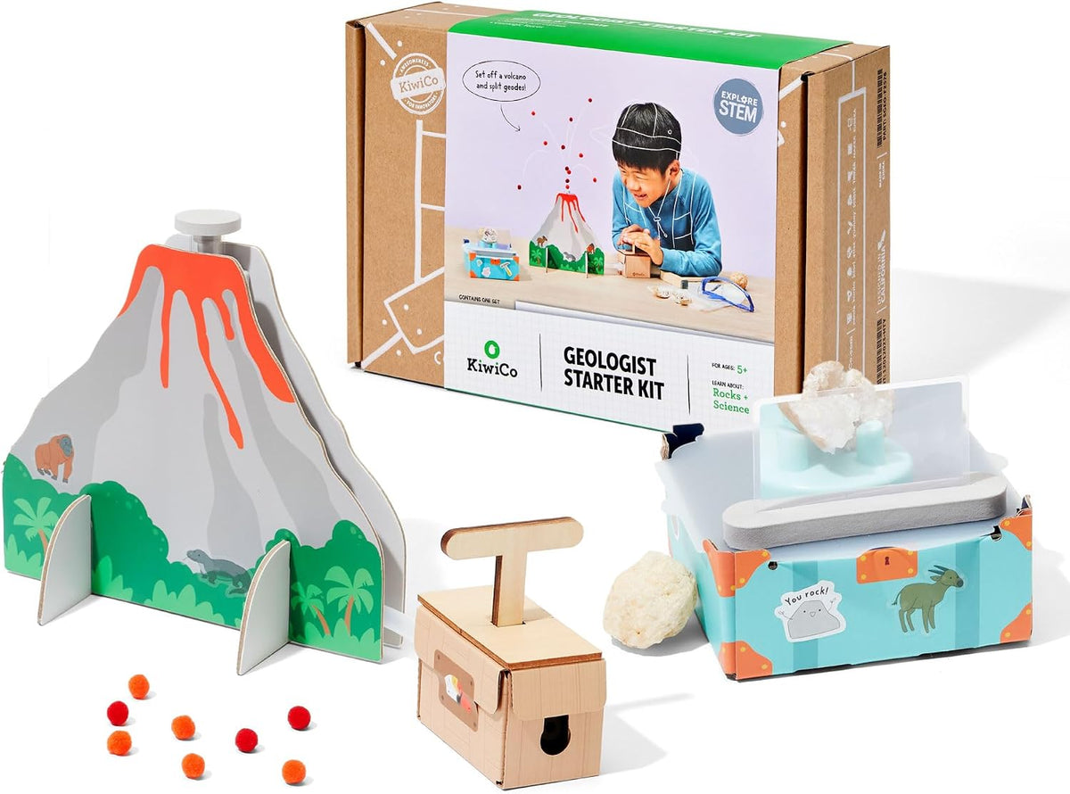 KiwiCo Kit de volcán para niños de 5 a 8 años - Regalo de juguete STEM con
