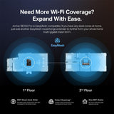 TP-Link Tri-Band BE9700 WiFi 7 Router Archer BE550 Pro 1 × 10G + 4...