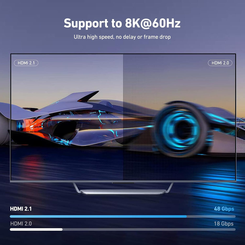 BENFEI Interruptor KVM HDMI USB 3.0 (8K@60Hz) con 4 puertos USB 3.0 para compartir monitor, teclado y mouse entre 2 computadoras