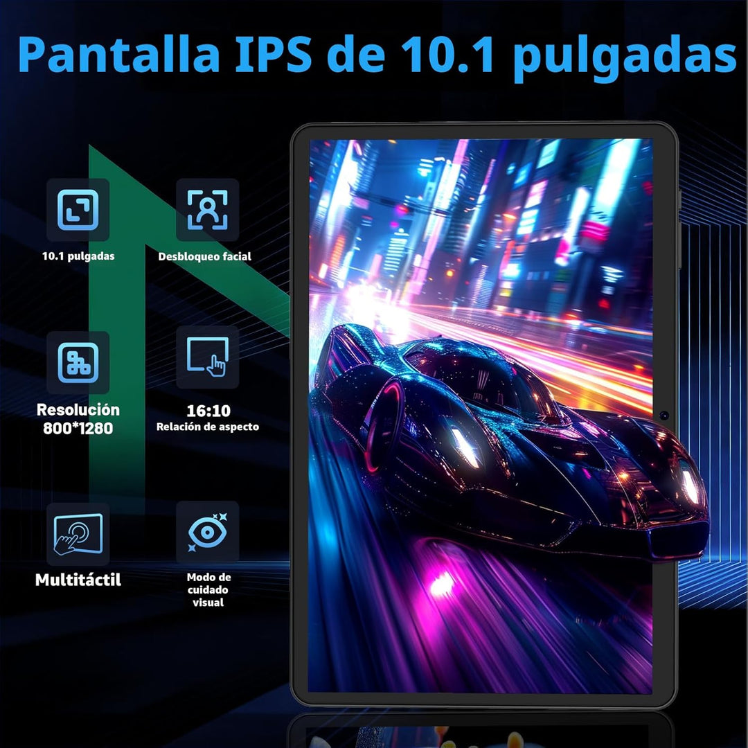 2026 Tableta de 10 Pulgadas con Teclado, Tableta Android 15 con Gem...