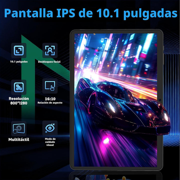 Tableta 2026 de 10 pulgadas con teclado, tableta Android 15 con Gem...