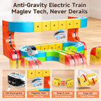 Juego de tren eléctrico de 131 piezas para niños de 4 a 8 años
