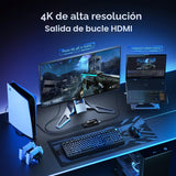 XIIXMASK Tarjeta de captura HDMI USB 3.0, captura 1080P 60FPS, paso...