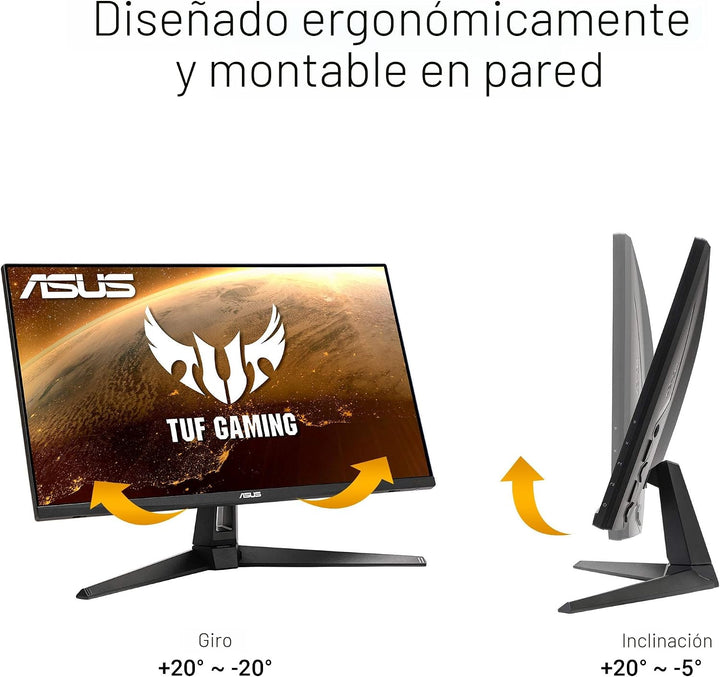 ASUS TUF GAMING 27 "2K HDR Monitor (VG27AQ1A) - WQHD (2560 x 14...